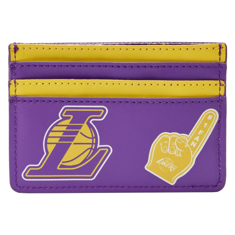 LAKERS LOUNGEFLY PATCH ICONS CARD WALLET - Image 3