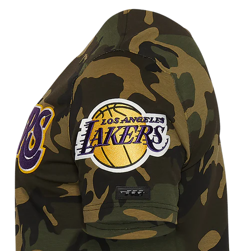 Los Angeles Lakers Logo Pro Team T-Shirt Camo - Image 3