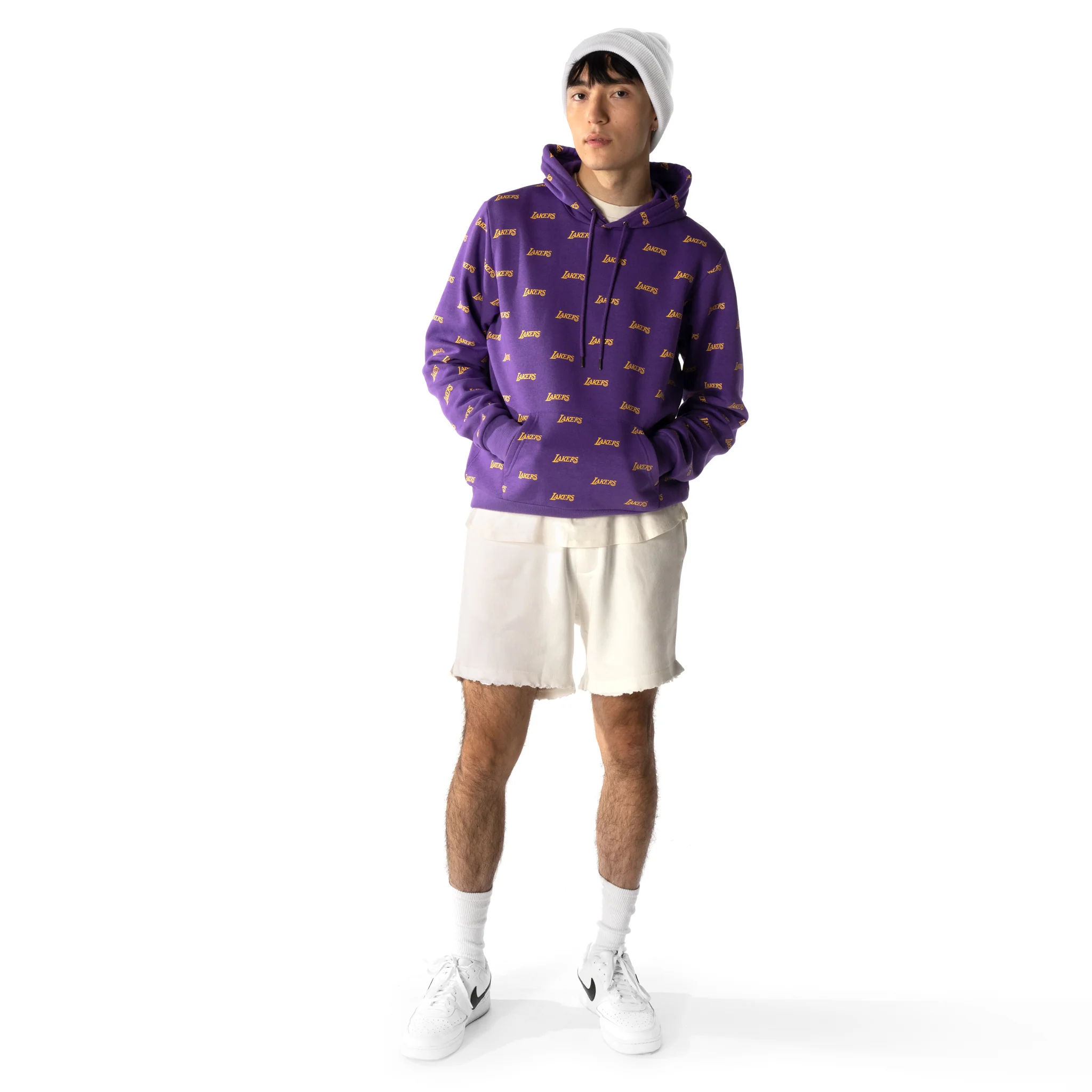 Los Angeles Lakers Purple Hoodie - Image 3