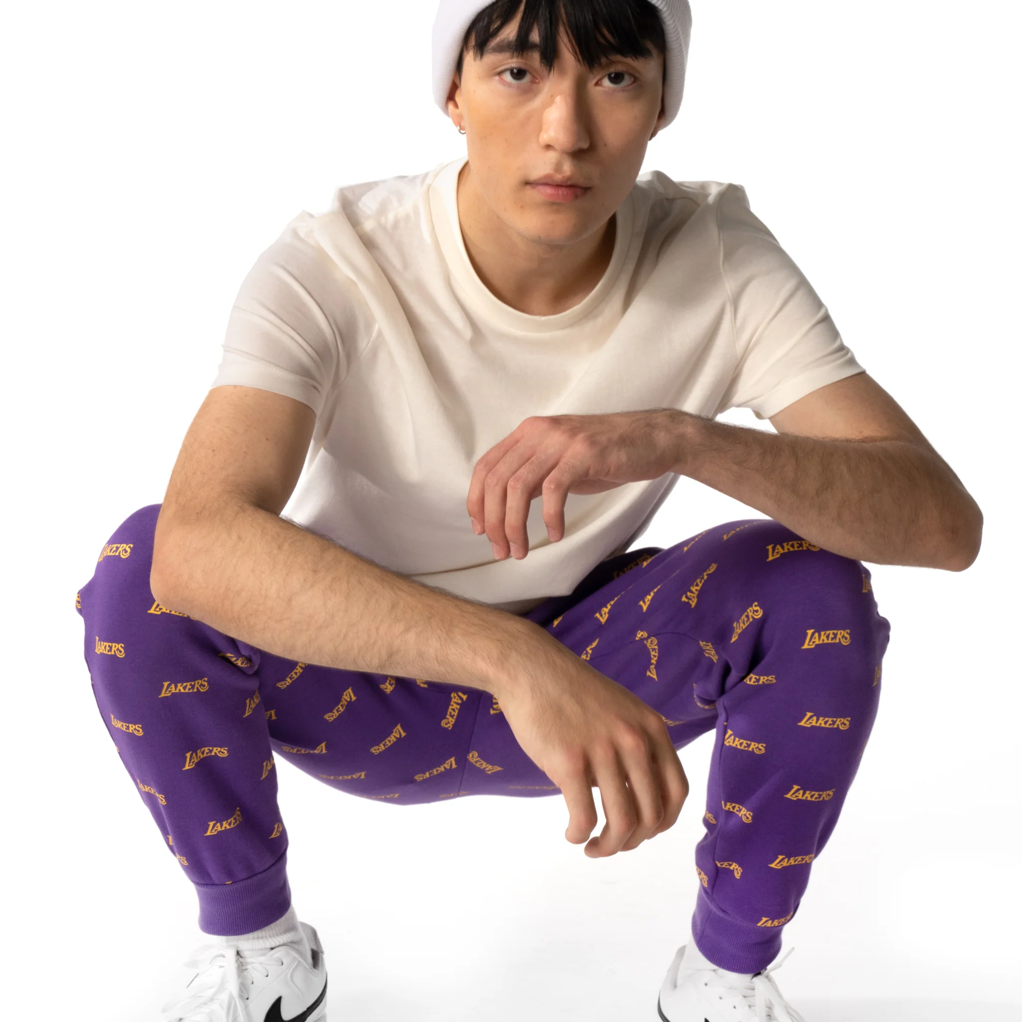 Los Angeles Lakers Purple Jogger - Image 3